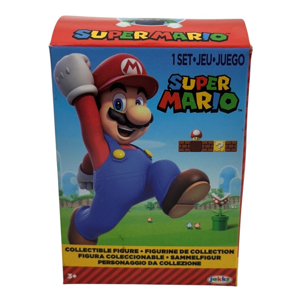 Nintendo Super Mario Luigi 2.5 Inch Collectible Figure Jakks Pacific New